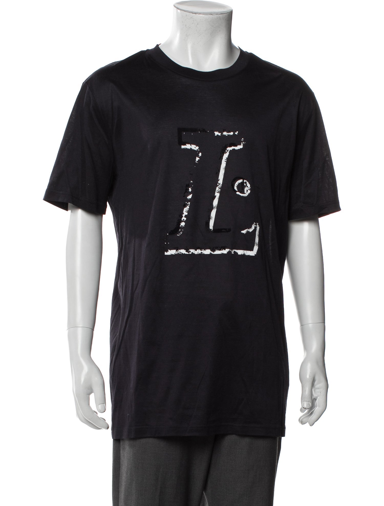 Lanvin Graphic Print Crew Neck T-Shirt