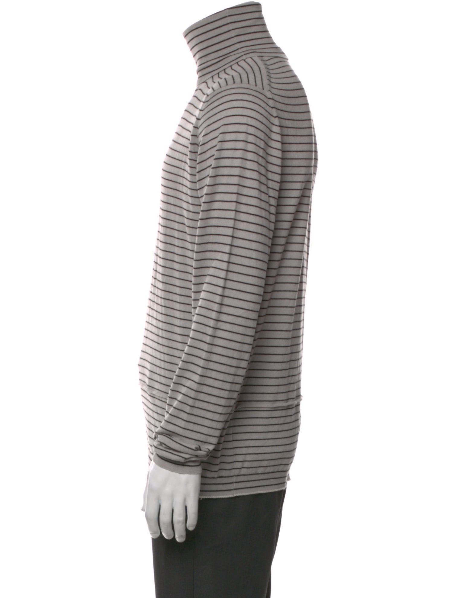 Lanvin Merino Wool Striped T-Shirt