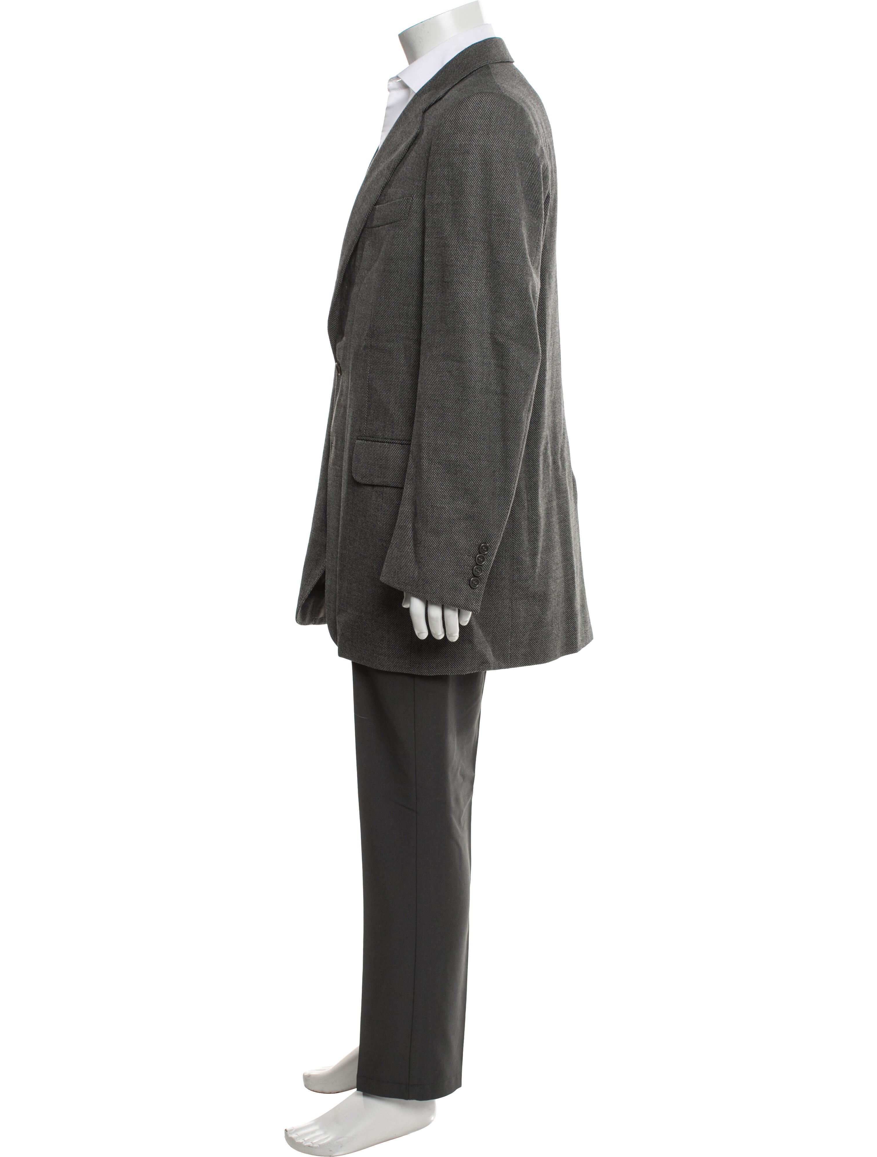 Lanvin Wool Patterned Blazer
