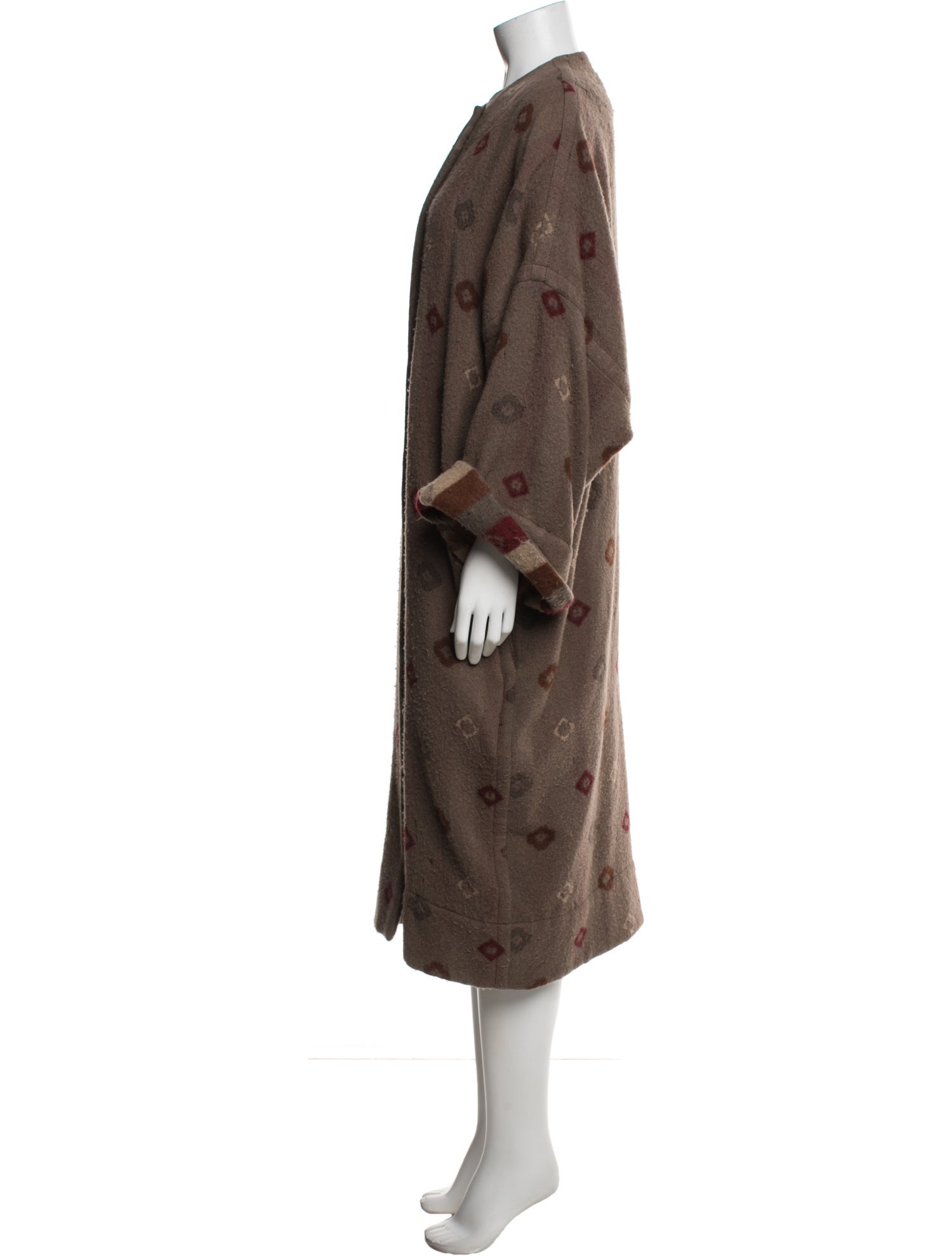 Lanvin Cashmere Patterned Coat