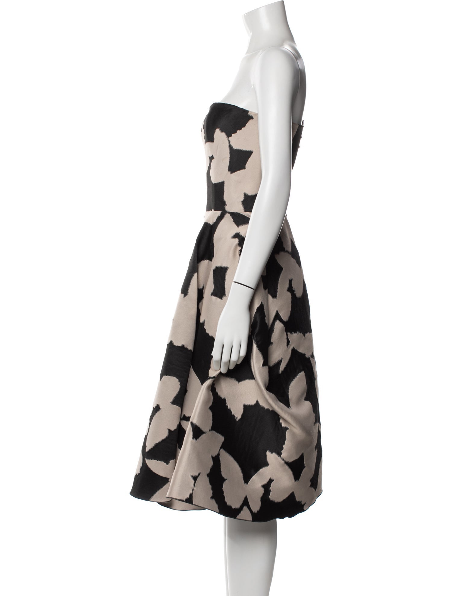 Lanvin Patterned Midi Length Dress