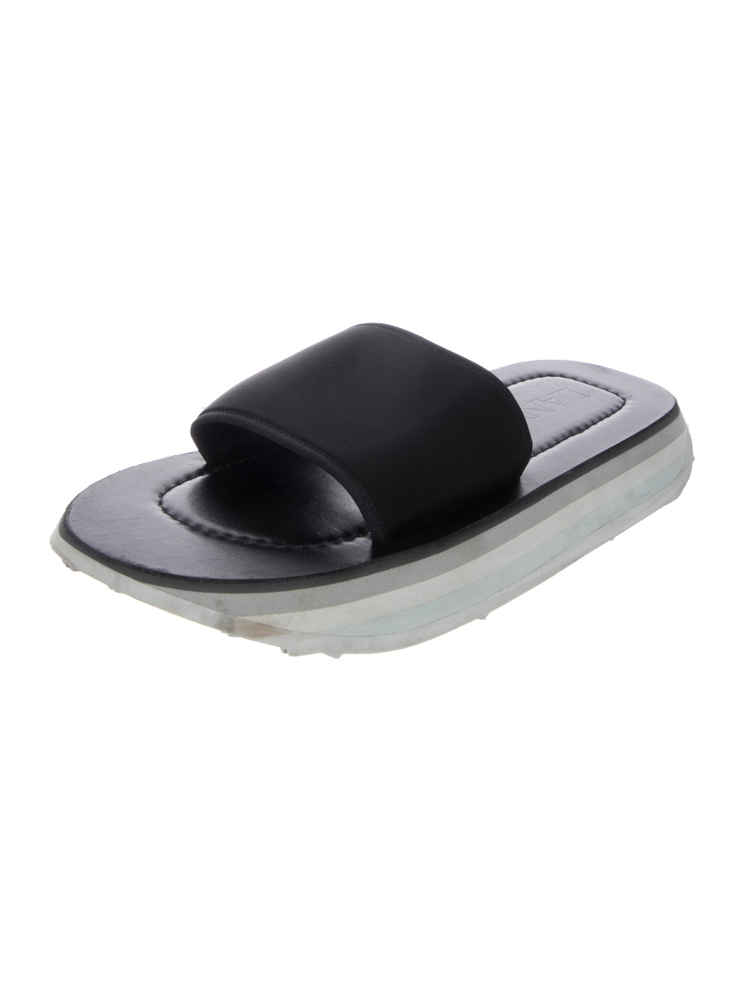 Lanvin Neoprene Slides