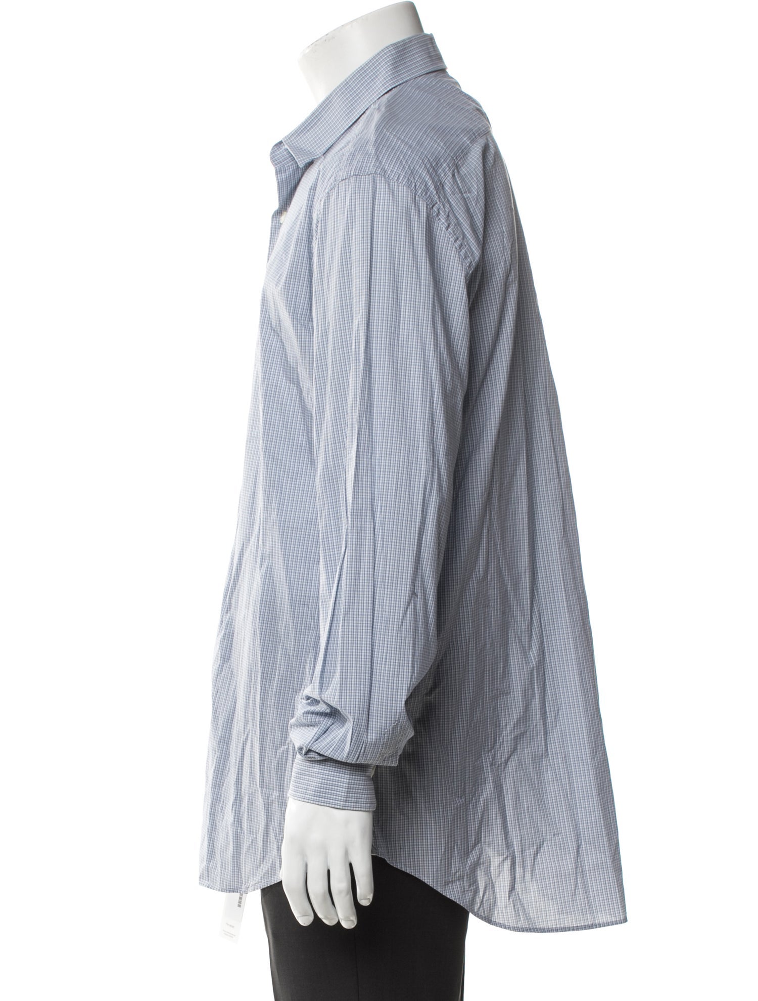 Lanvin Patterned Long Sleeve Dress Shirt