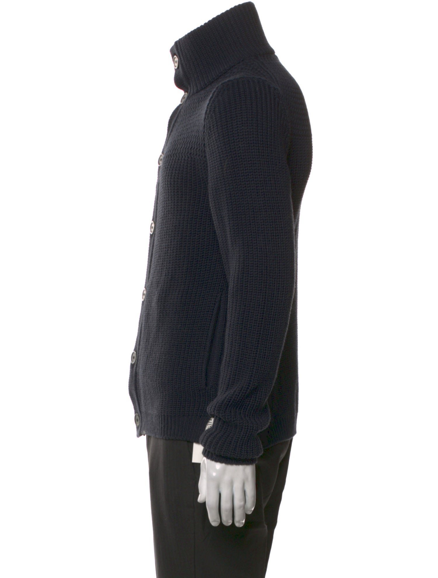 Lanvin Merino Wool Open Front Cardigan