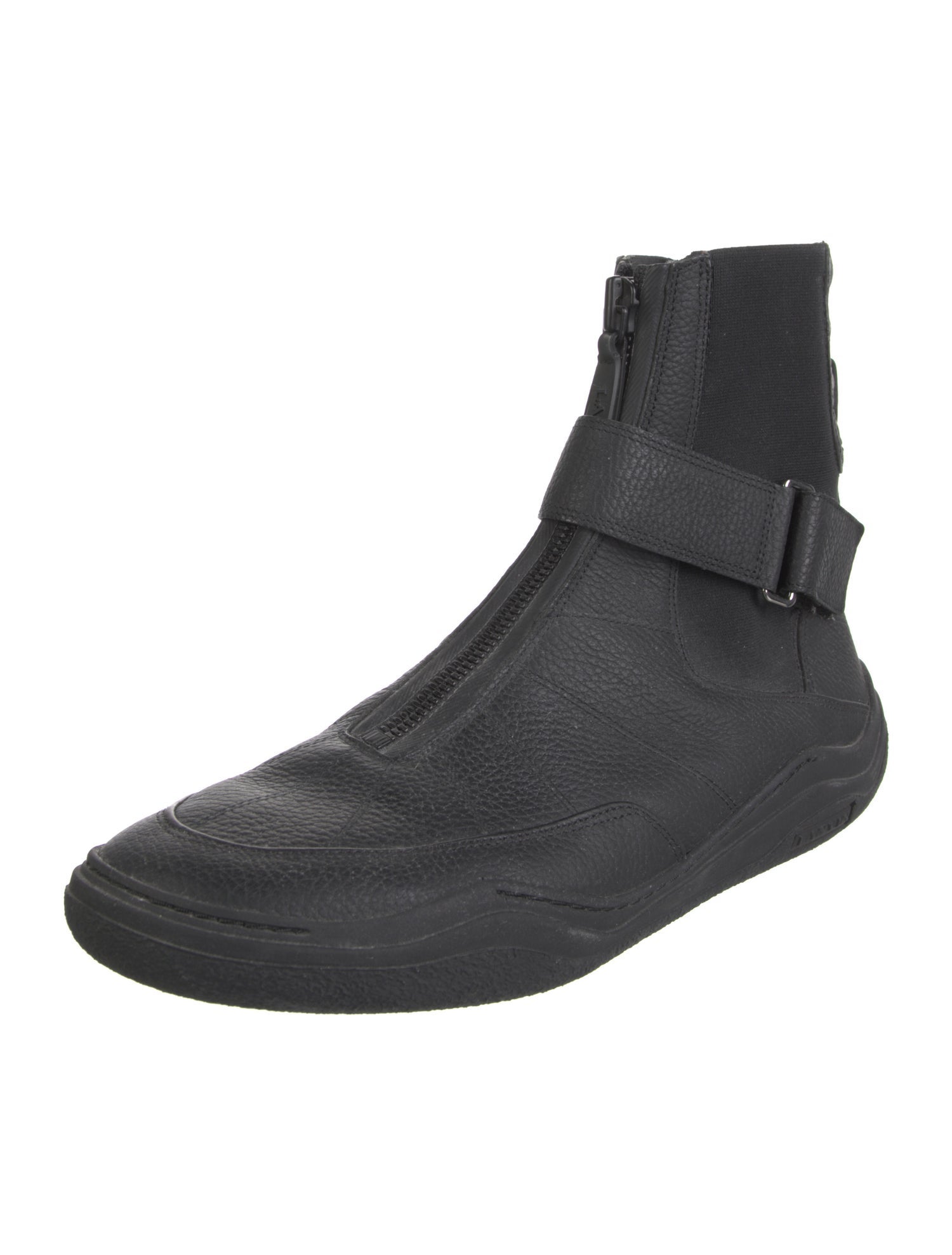 Lanvin Leather Combat Boots