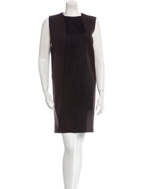 Lanvin Fringe Dress Black