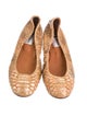 Lanvin Python Flats