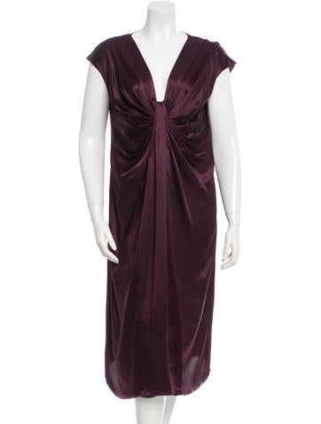 Lanvin Silk Midi Dress