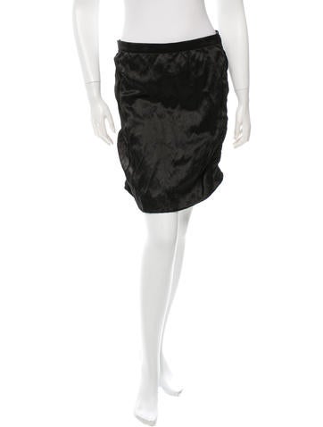 Lanvin Ruched Mini Skirt