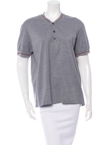 Lanvin Short Sleeve Polo Top