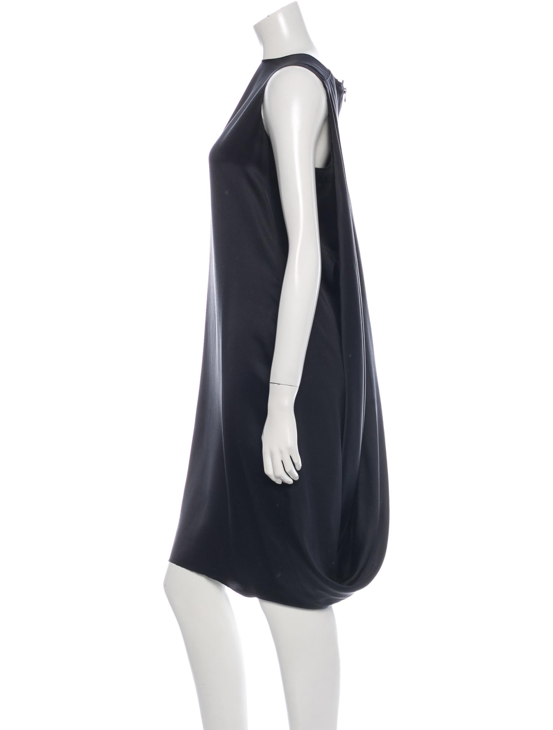 Lanvin Sleeveless Caped Dress