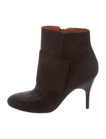 Lanvin Suede Ankle Booties
