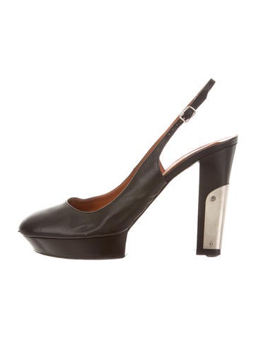Lanvin Leather Platform Pumps