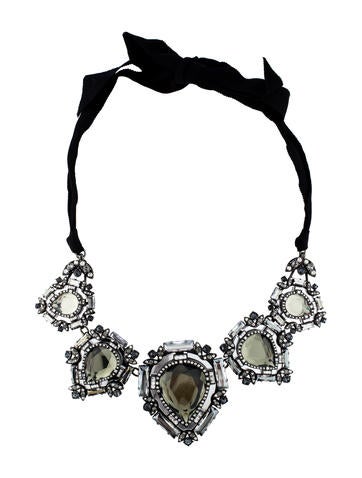 Lanvin Crystal Collar Necklace