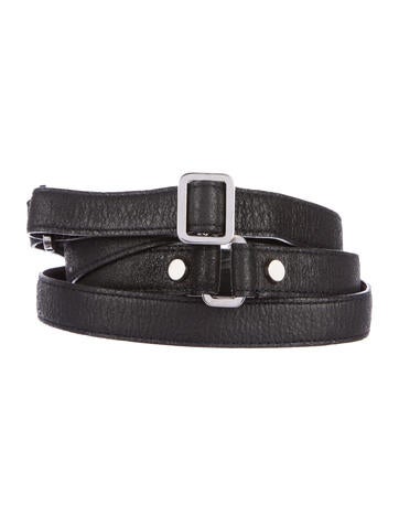 Lanvin Leather Double Wrap Belt