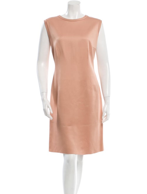 Lanvin Sleeveless Satin Dress