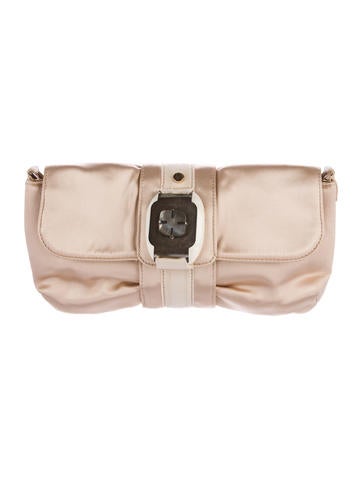 Lanvin Satin Flap Clutch