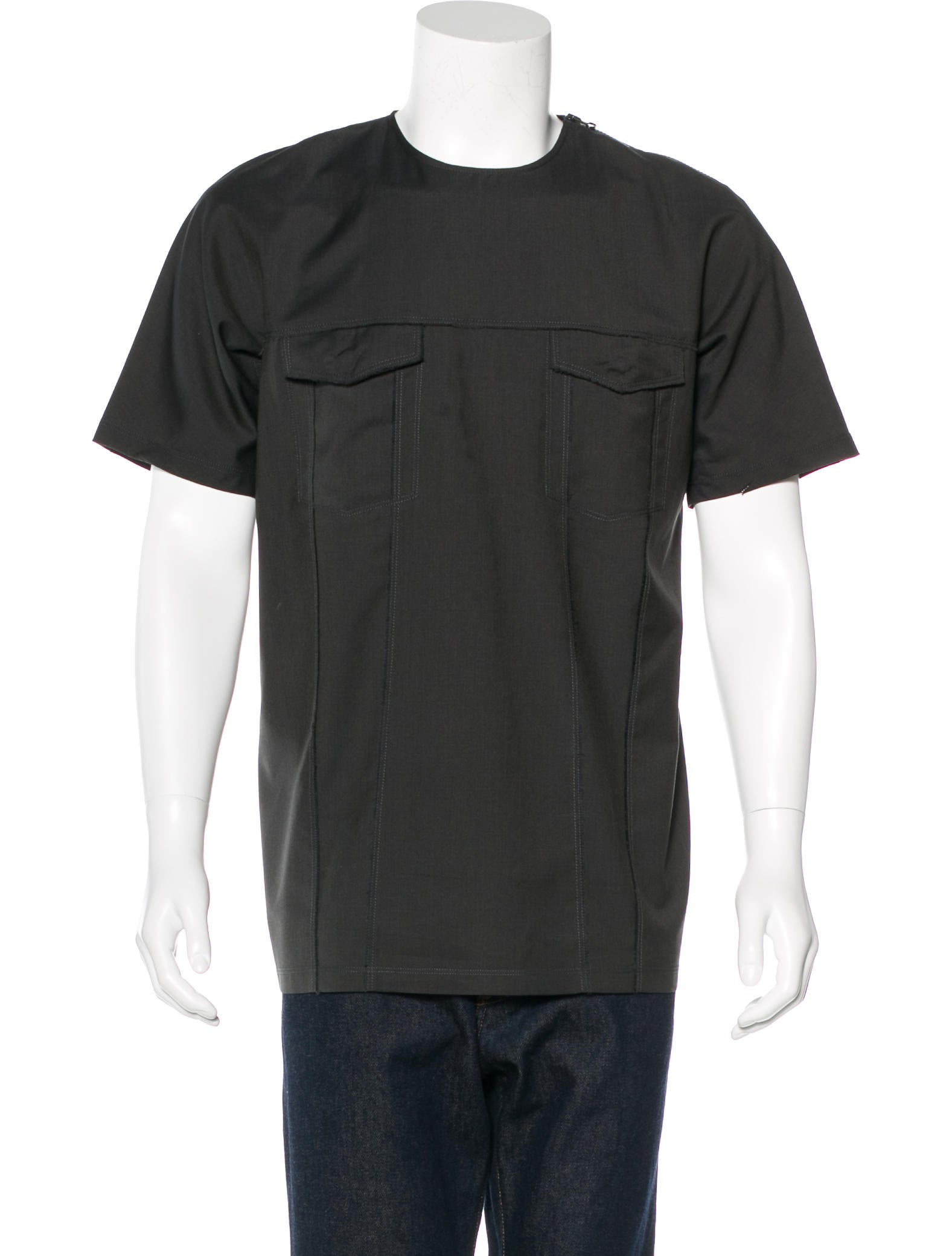 Lanvin Wool Smock Shirt Clothing LAN54133 The RealReal