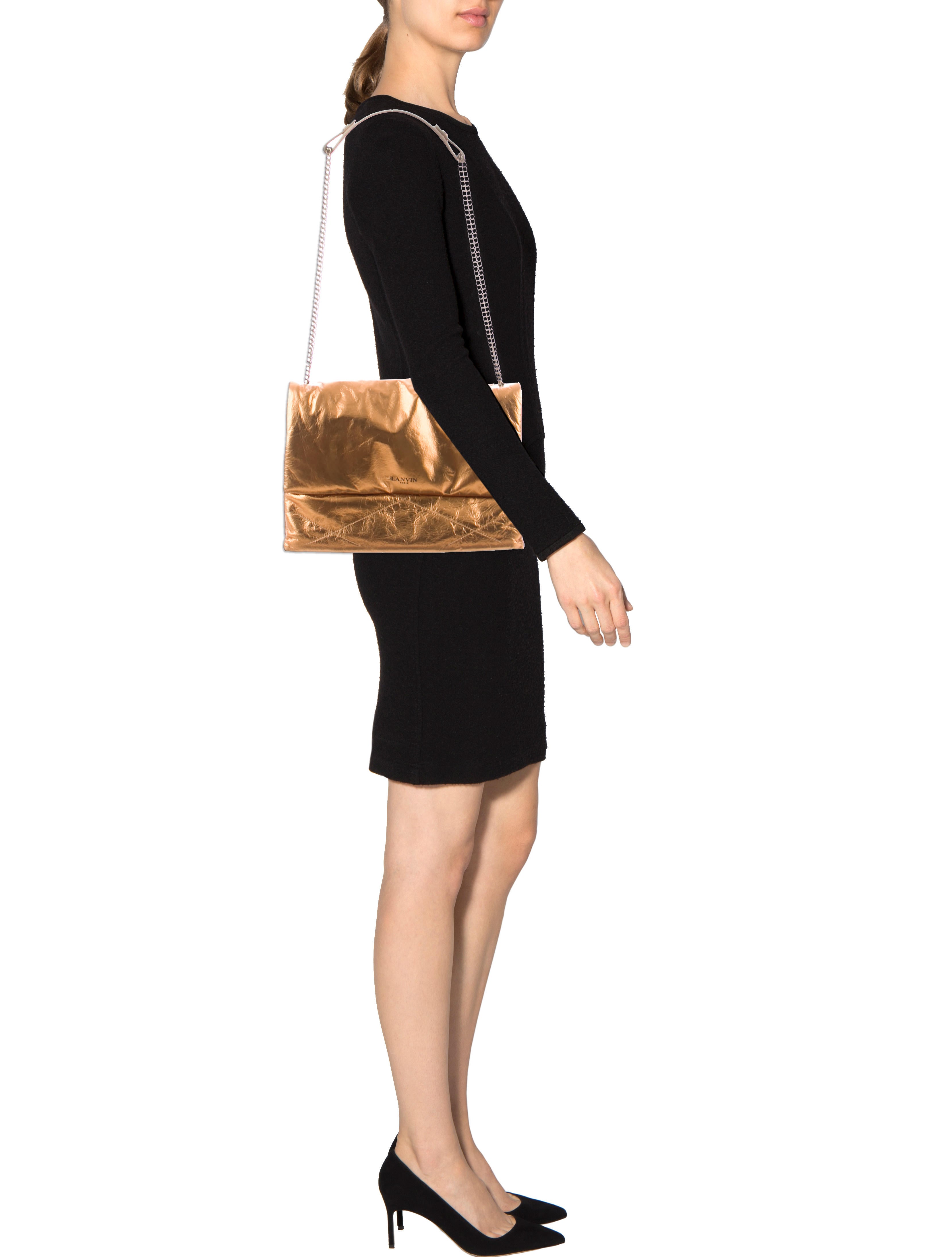 Lanvin Metallic Sugar Bag w/ Tags - Gold Shoulder Bags, Handbags
