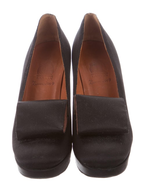 Lanvin Satin Embellished Pumps