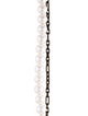Lanvin Faux Pearl & Tweed Multistrand Necklace