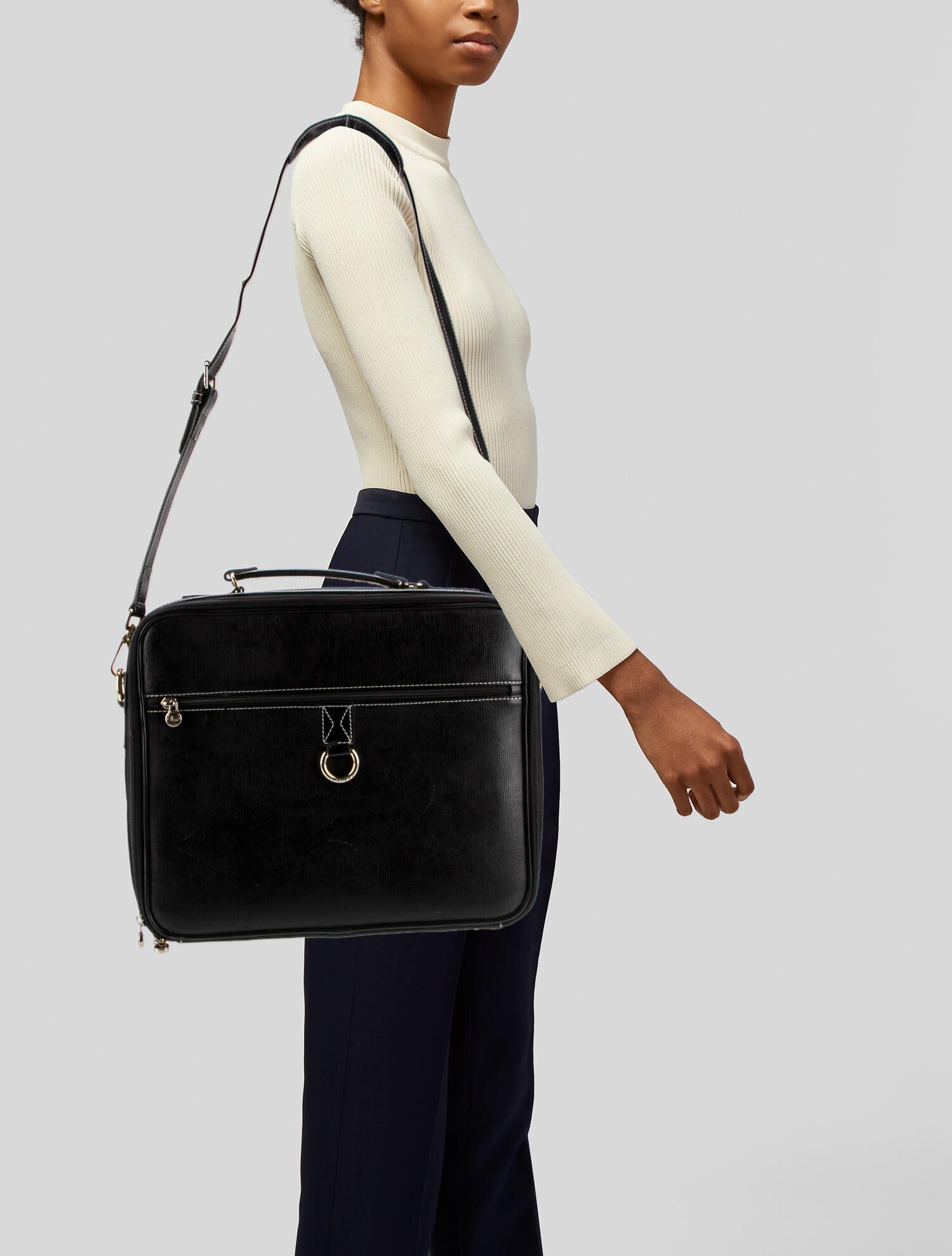 Lancel Leather Briefcase