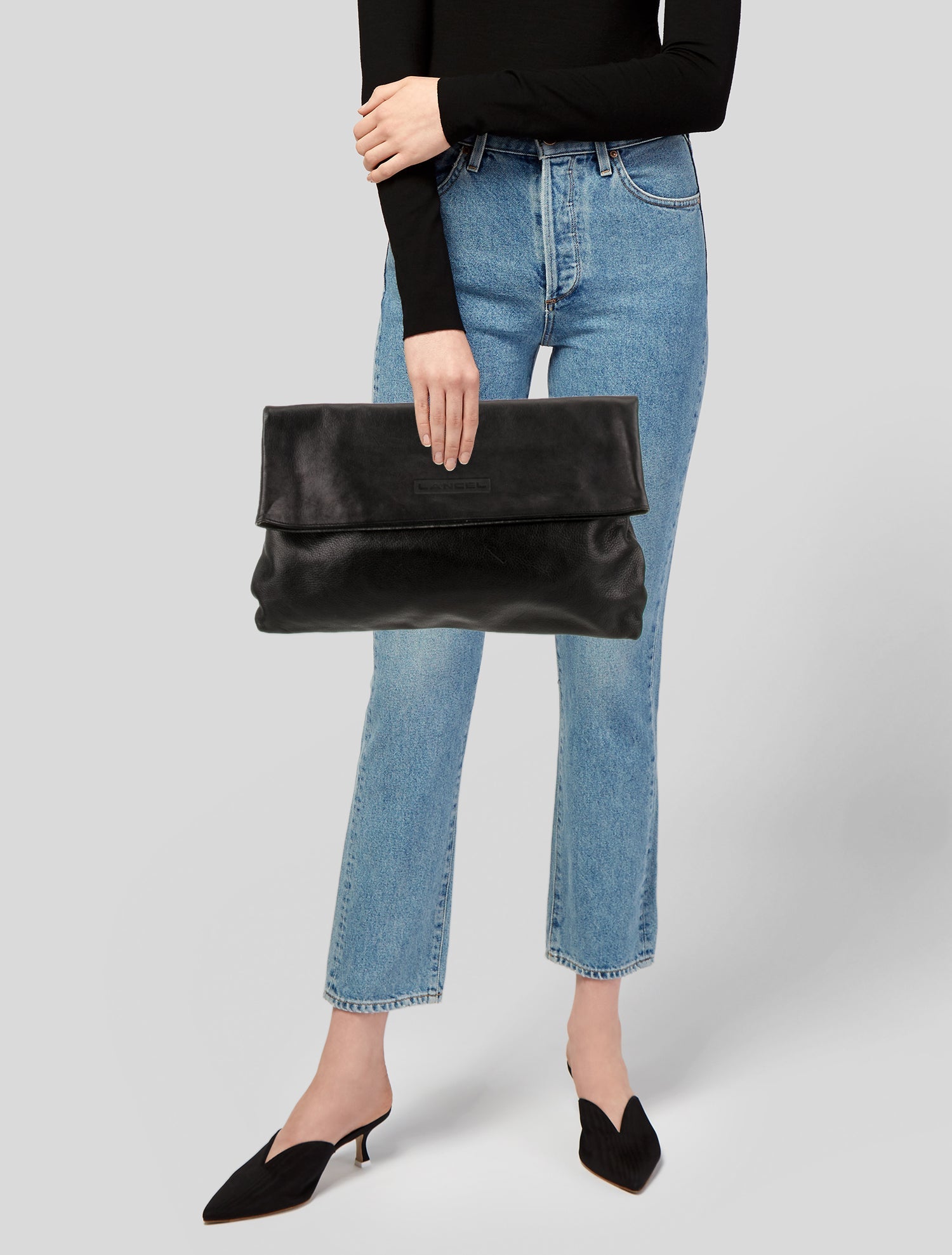 Lancel Leather Clutch