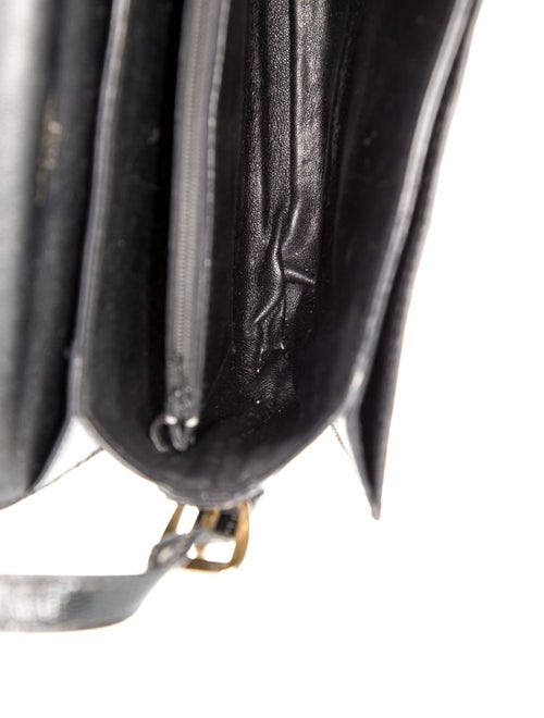 Lancel Lizard Crossbody Bag