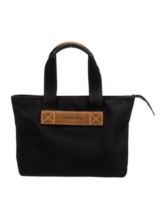 Lancel Nylon Top Handle Bag