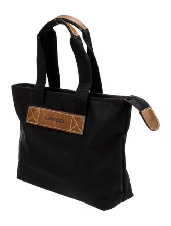 Lancel Nylon Top Handle Bag