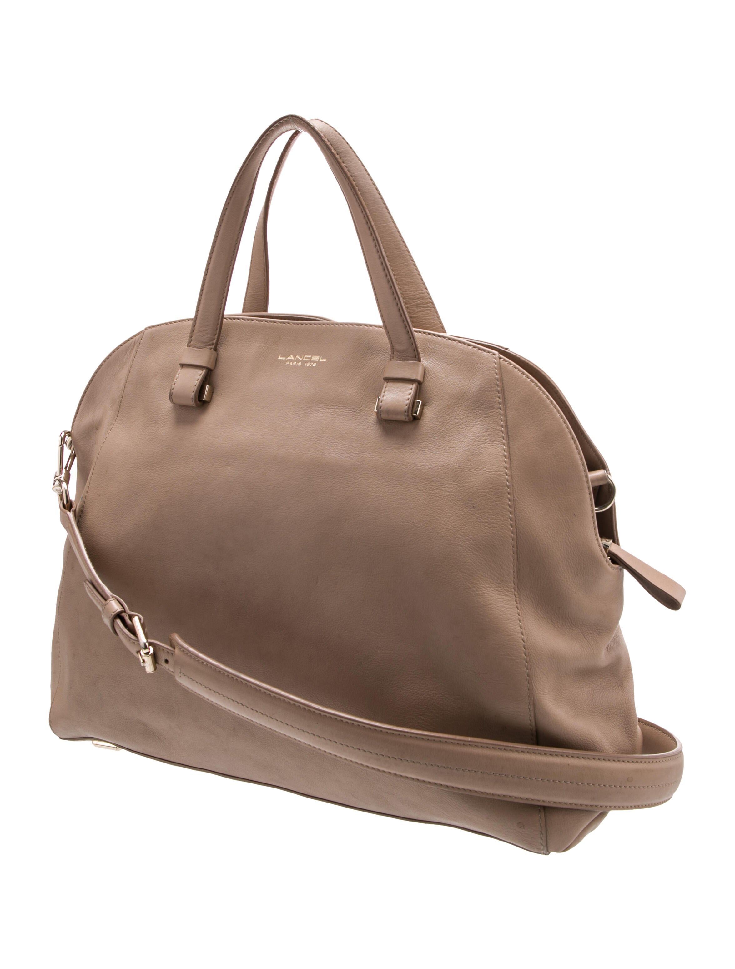 Lancel Leather Top Handle Bag
