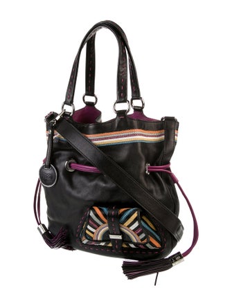 Lancel Leather Bucket Bag