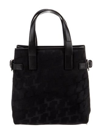 Lancel Canvas Top Handle Bag