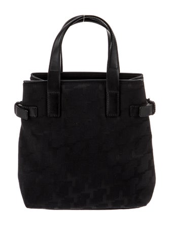 Lancel Canvas Top Handle Bag