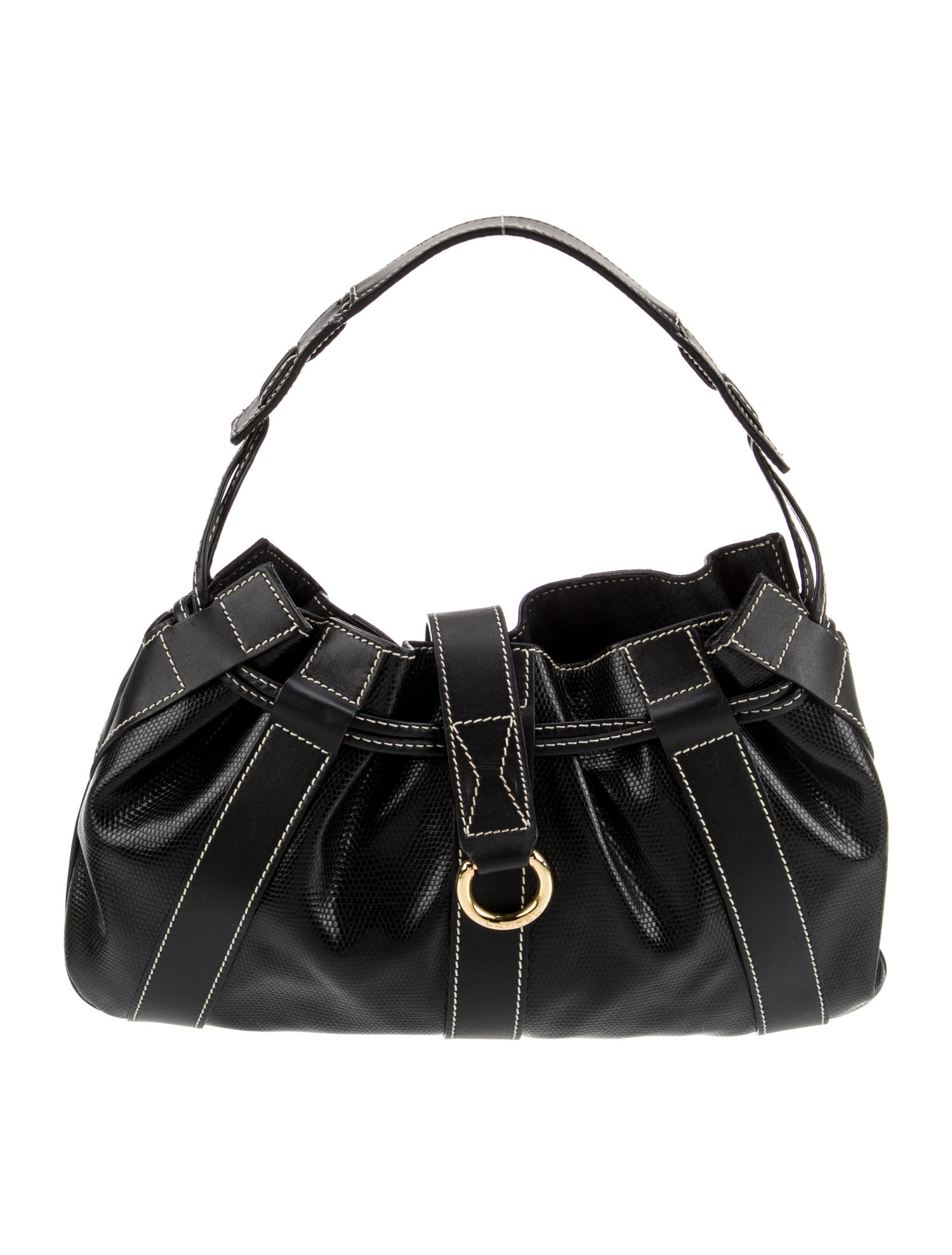 Lancel Leather Top Handle Bag