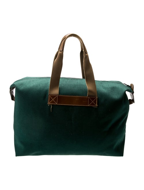 Lancel Canvas Weekender Bag