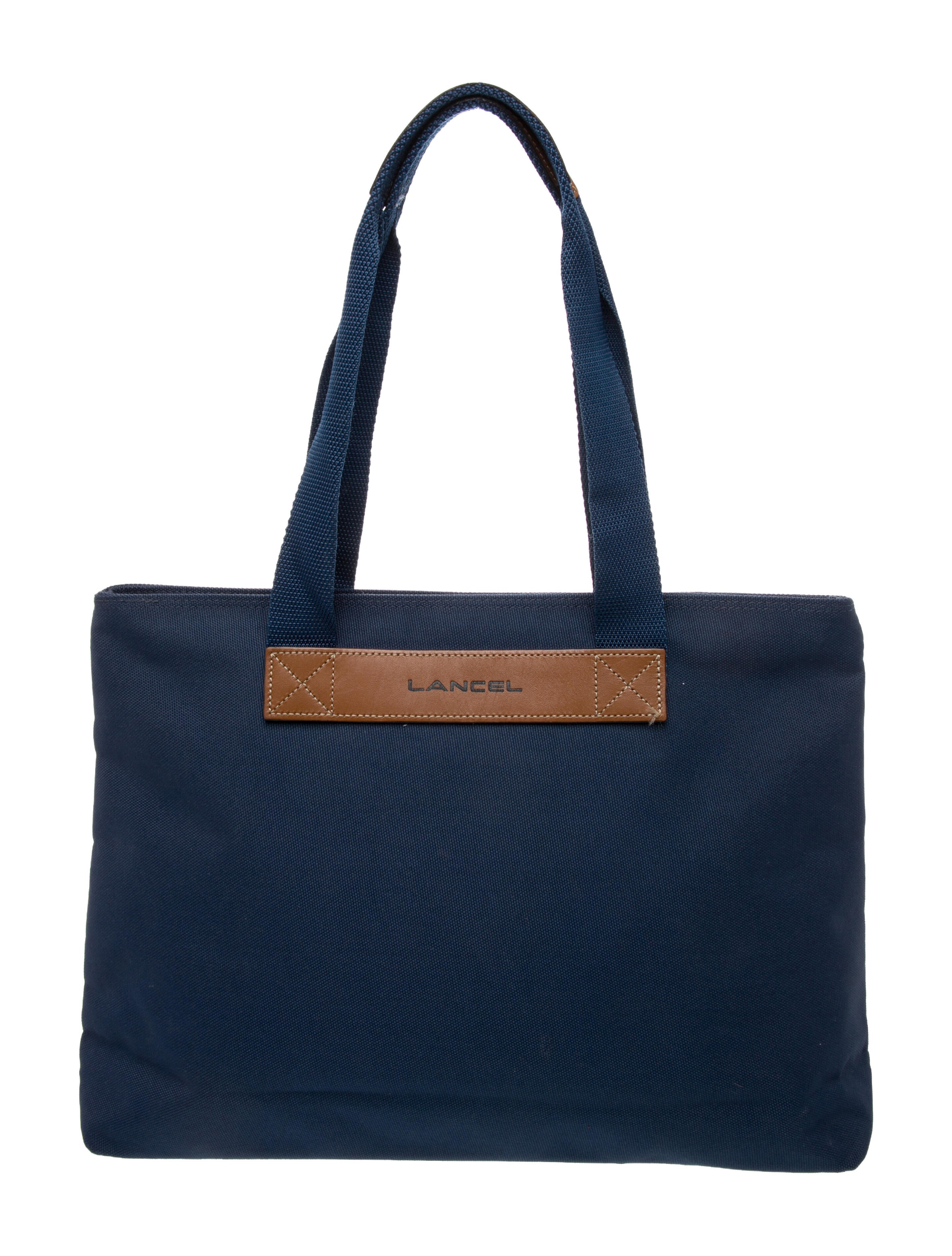 Lancel Canvas Tote