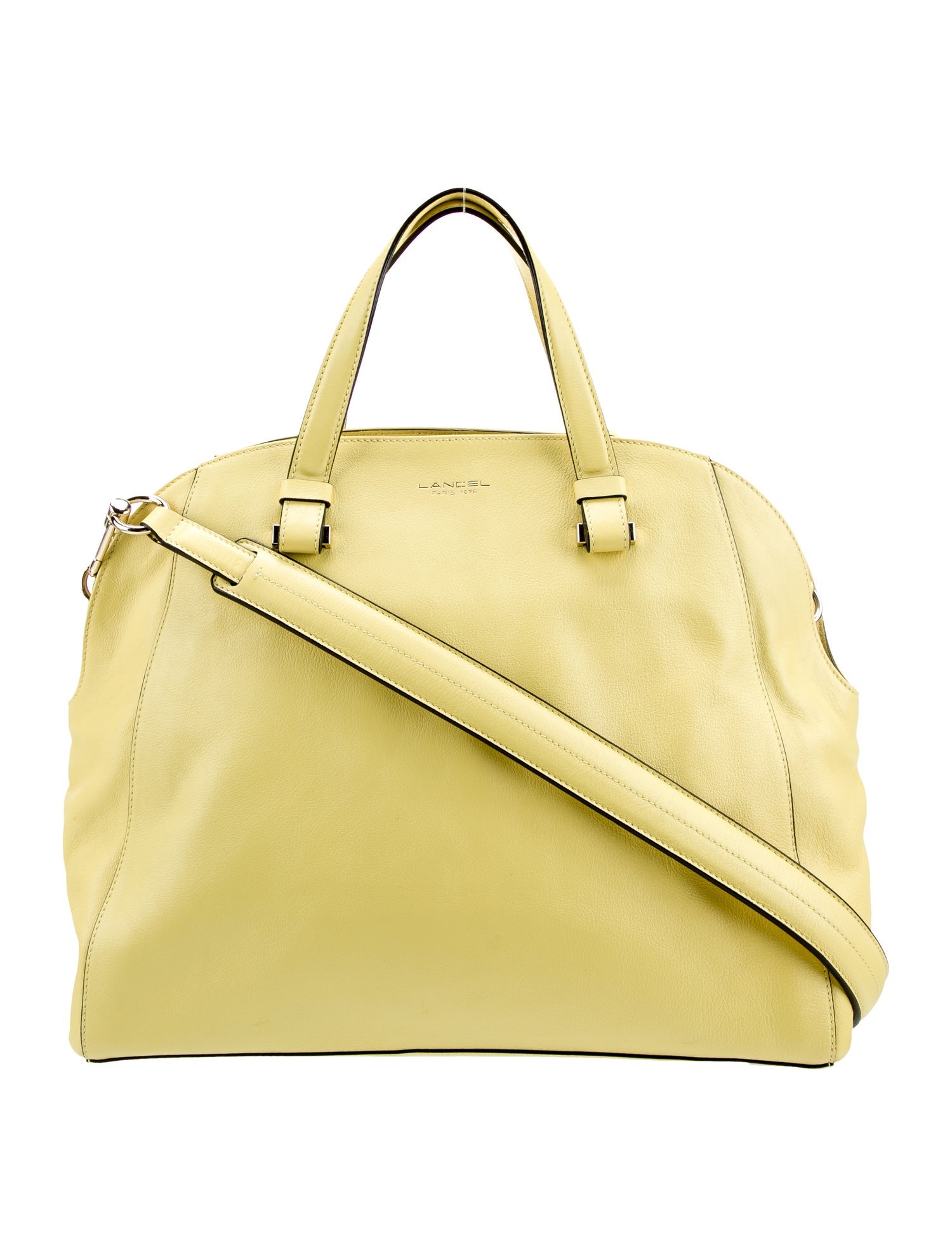 Lancel Leather Top Handle Bag