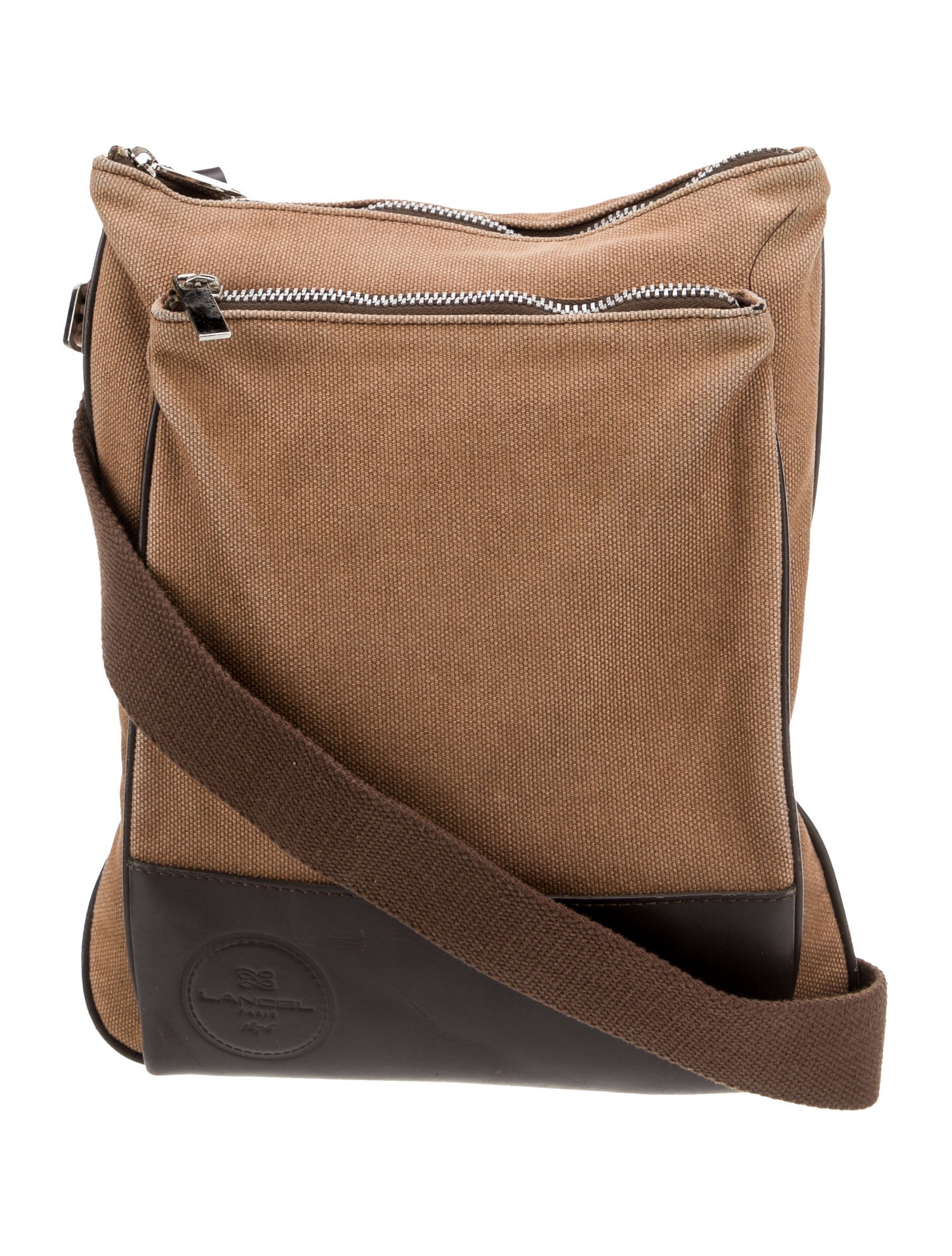 Lancel Canvas Messenger Bag