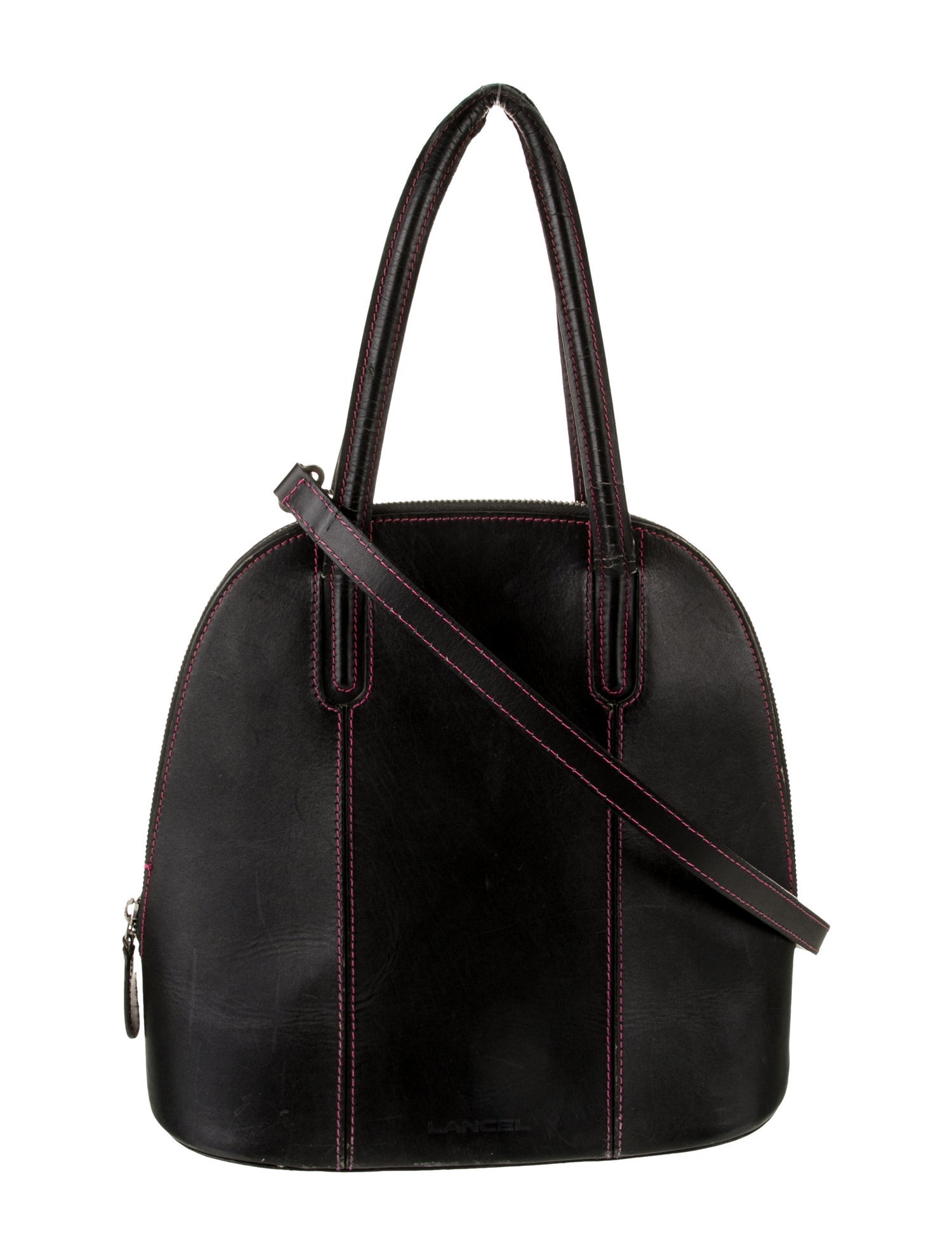 Lancel Leather Top Handle Bag