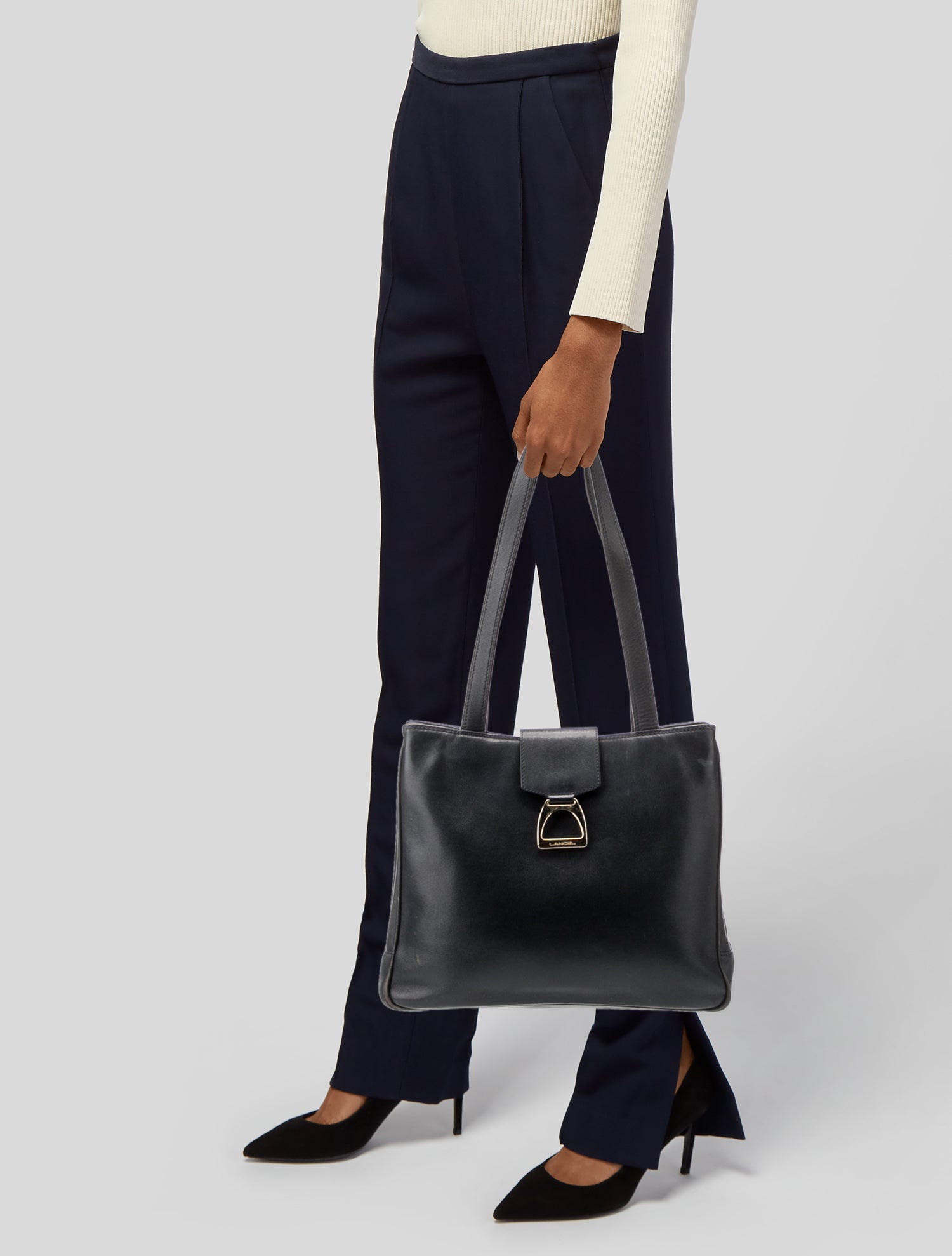 Lancel Leather Shoulder Bag
