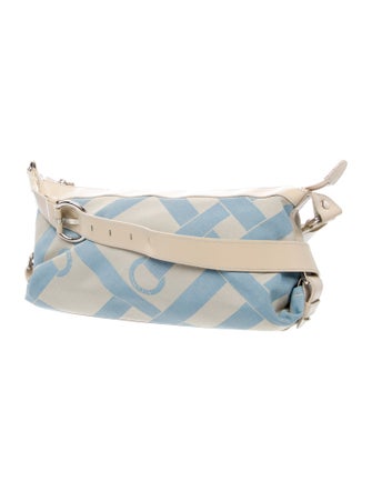 Lancel Canvas Shoulder Bag
