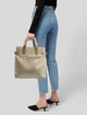Lancel Canvas Top Handle Bag
