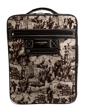 Lancel Canvas Suitcase