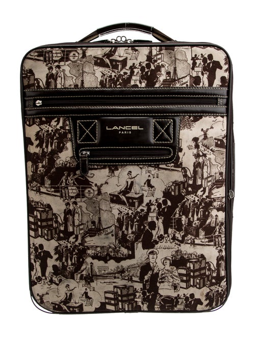 Lancel Canvas Suitcase