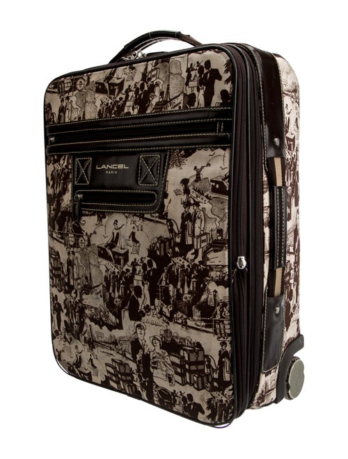 Lancel Canvas Suitcase