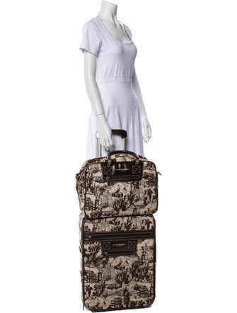 Lancel Canvas Suitcase