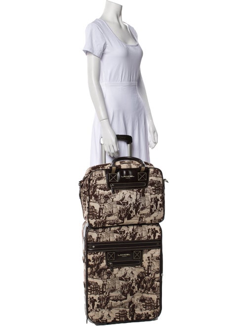 Lancel Canvas Suitcase