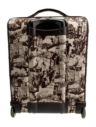 Lancel Canvas Suitcase