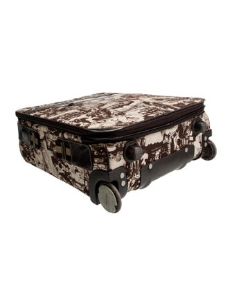 Lancel Canvas Suitcase